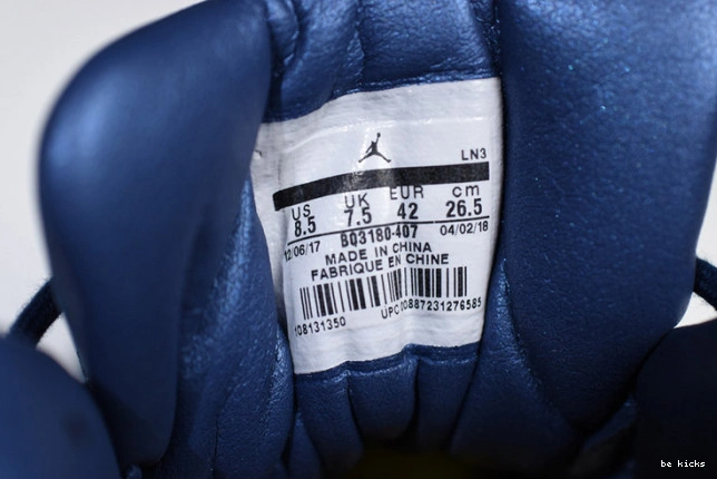 Reps bq3180-407 air jordan 12 michigan 0513